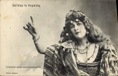 VINTAGE POSTCARD Cartomancy Clairvoyance Seliska Folklore the conspicuous one