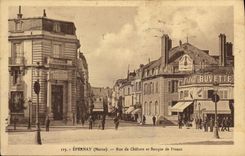 CPA Banque Epernay Rue de Chalons et Banque de France 