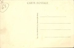 VINTAGE POSTCARD Banque de France Street of the Savage Mulhouse Tram