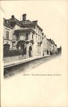 VINTAGE POSTCARD Bank Melun Street St Ambroise and Banque de France