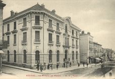VINTAGE POSTCARD Banque de France Beziers