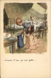 CPA Fantaisie Illustrateur Poulbot 