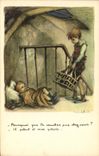 CPA Fantaisie Illustrateur Poulbot 