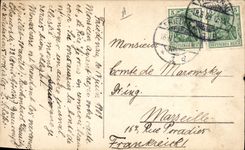 CPA Kronprinzessin Cecilie mit dem Prinzen Wilhelm