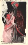 VINTAGE POSTCARD Fantasy Illustrator Leo Delibes Lakme the opera house
