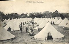 CPA Militaria Camp d'Auvours Vue generale 