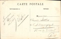 CPA Militaria Camp d'Auvours Vue des tentes 