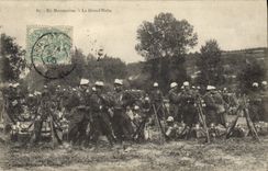 POSTAL Militaria de la VENDIMIA grande el alto