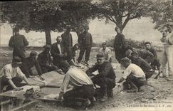 CPA Militaria Champ de ttir de Chenove Le lavoir Ste Anne 