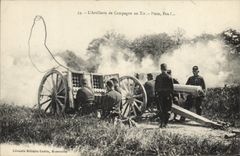 CPA Militaria Ecoles a feu Piece feu 