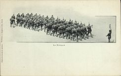 VINTAGE POSTCARD Militaria music