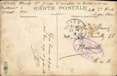 VINTAGE POSTCARD Lyon the park Spangled them