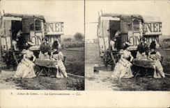 VINTAGE POSTCARD Scenes of kind the fortune-teller