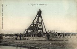 CPA Expedition du sel Pechiney 