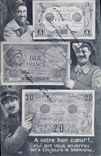 CPA Billets Cinq Francs Dix Francs Vingt Francs 