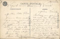VINTAGE POSTCARD Tickets 5 10 and 20 Francs