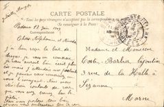 VINTAGE POSTCARD Epinal the Stock Exchange