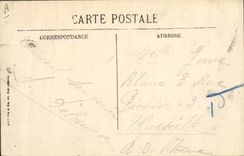 Banco de Auxerre de la POSTAL de la VENDIMIA el lugar del mercado y del banco de ahorros