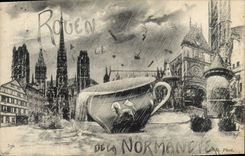 CPA Folklore Rouen Normandie 