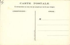 El ilustrador Poulbot Victor Hugo de Fantaisie de la POSTAL de la VENDIMIA la leyenda de los siglos salpica la fijación de la placa con abrazadera