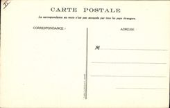 Wretches pobres del ilustrador de Poulbot de la fantasía de la POSTAL de la VENDIMIA la niña todo sola