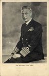 VINTAGE POSTCARD His Majesty the King