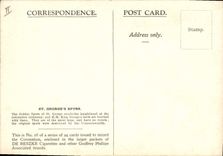 VINTAGE POSTCARD St George' S spurs