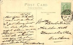 VINTAGE POSTCARD Fantasy Illustrator The latest Dog