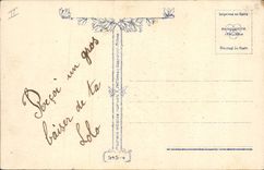 VINTAGE POSTCARD Fantasy Illustrator Angels Heart