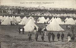 CPA Militaria Aveyron La camp du Larzac Vue generale 