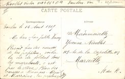 VINTAGE POSTCARD Militaria Aveyron the camp of Larzac View