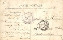 VINTAGE POSTCARD Militaria Camp of Ruchard Camp under tents