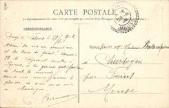 VINTAGE POSTCARD Militaria the infantry with the combat Riflemen organizing a line of shelters