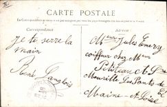 Operaciones militares de Militaria de la POSTAL de la VENDIMIA una esquina de acampar