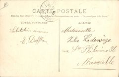 VINTAGE POSTCARD Militaria Carpiagne Field of fire of Carpagnion