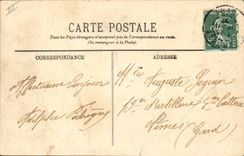 POSTAL Militaria de la VENDIMIA un cuarto del cuartel una pequeña broma la instalación