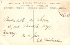 CPA Militaria Artillerie lourde de campagne En batterie