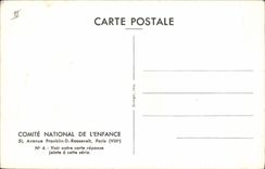 VINTAGE POSTCARD Lemur