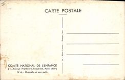 CPA Chamelle et son petit 