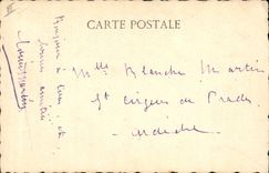 VINTAGE POSTCARD Edmond Rostand Chantecler and the fighting cock the combat