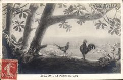 CPA Edmond Rostand Chantecler Le amtin du coq 
