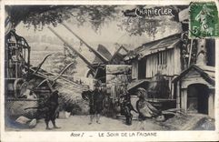 CPA Edmond Rostand Chantecler Le soir de la faisane