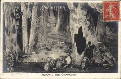 CPA Edmond Rostand Chantecler Les crapauds Grenouille