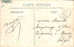 Los pantanos del agua salada del folklore de la POSTAL de la VENDIMIA del Saint Nazaire en Croisic Marais salino de la ciudad de Batz tienen Saille