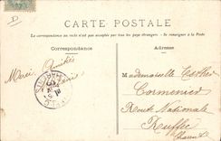 CPA Folklore Marais Salants Saille Paludiers de la mission Ane Mule