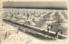 CPA Folklore Marais Salants Salins D'Hyeres Recolte de sel