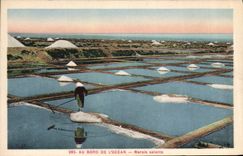 CPA Folklore Marais Salants Au bord de l'ocean 