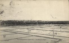 CPA Folklore Marais Salants Le Pouliguen 