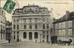 VINTAGE POSTCARD Bank Auxelle Laa new Savings bank