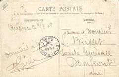 VINTAGE POSTCARD Bank Auxelle Laa new Savings bank